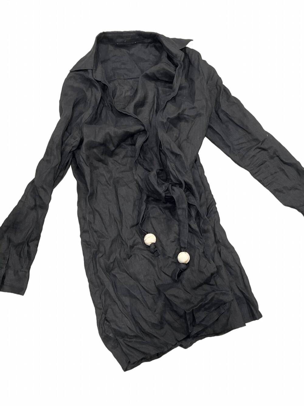 NEW VIX PAULA HERMANNY women's emily cover up dress in black